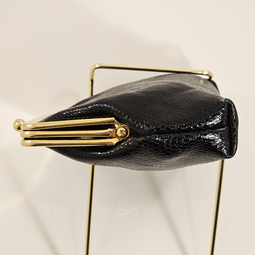 Rare Air Romana Moda Italy Black Reptile Clutch - Picture 3 of 6